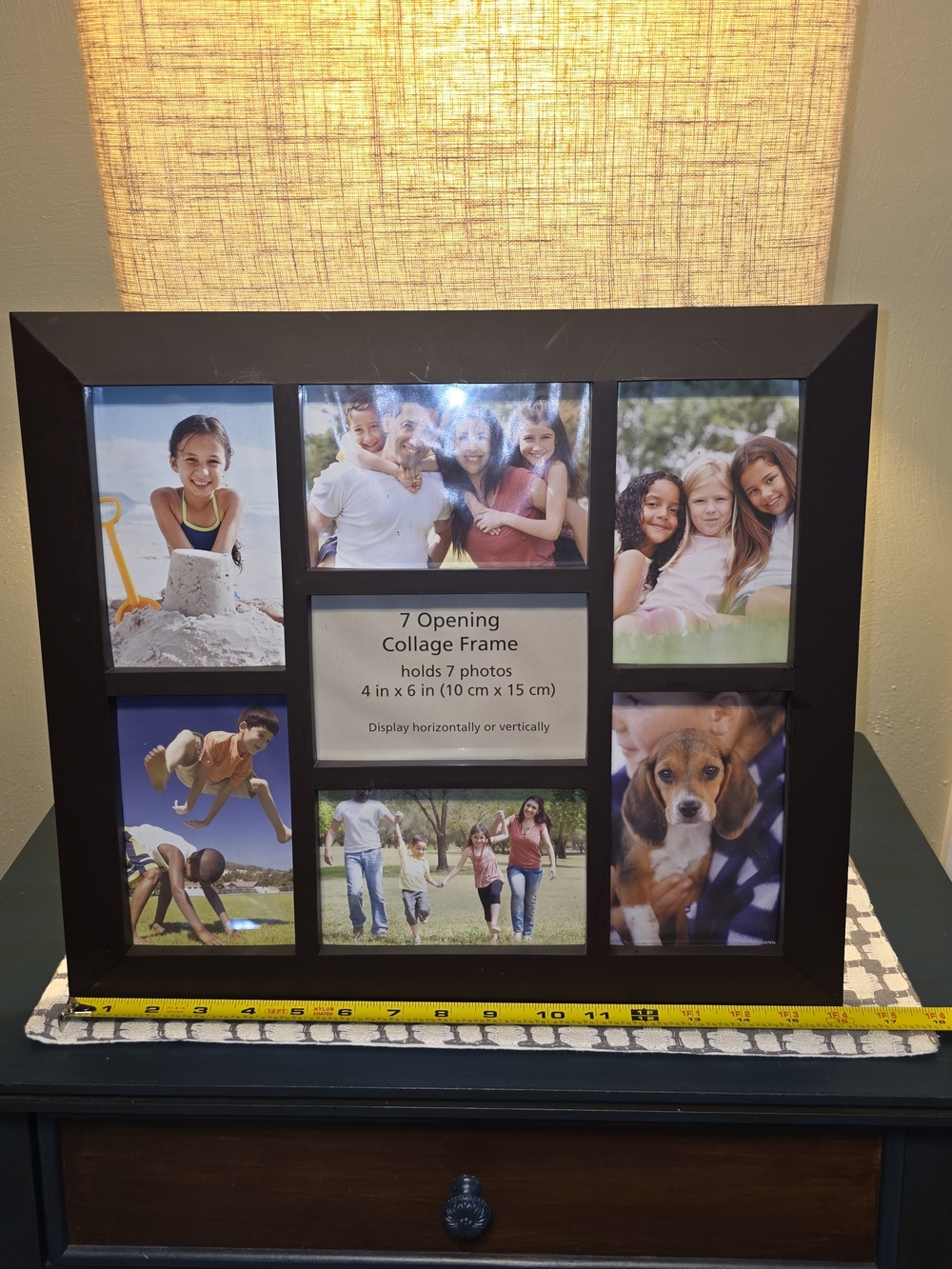 Framed Photo Display in Deep Plum - Unbranded
